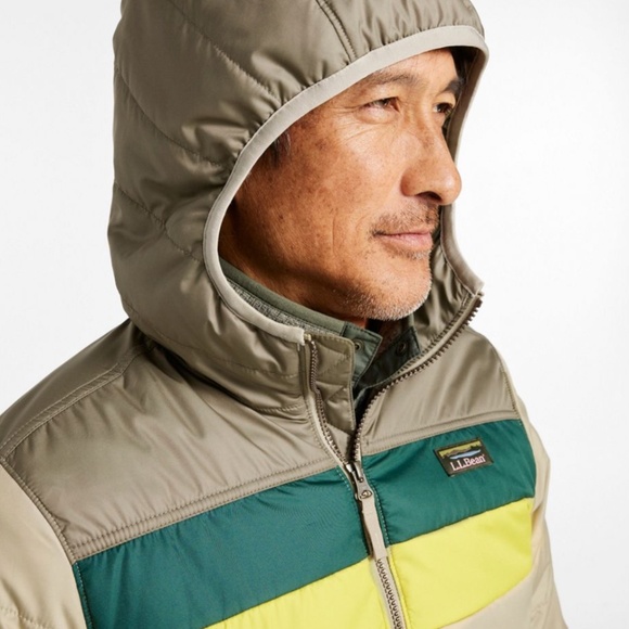 L.L. Bean Men’s Mountain Classic Puffer Colorblock L - Picture 13 of 17